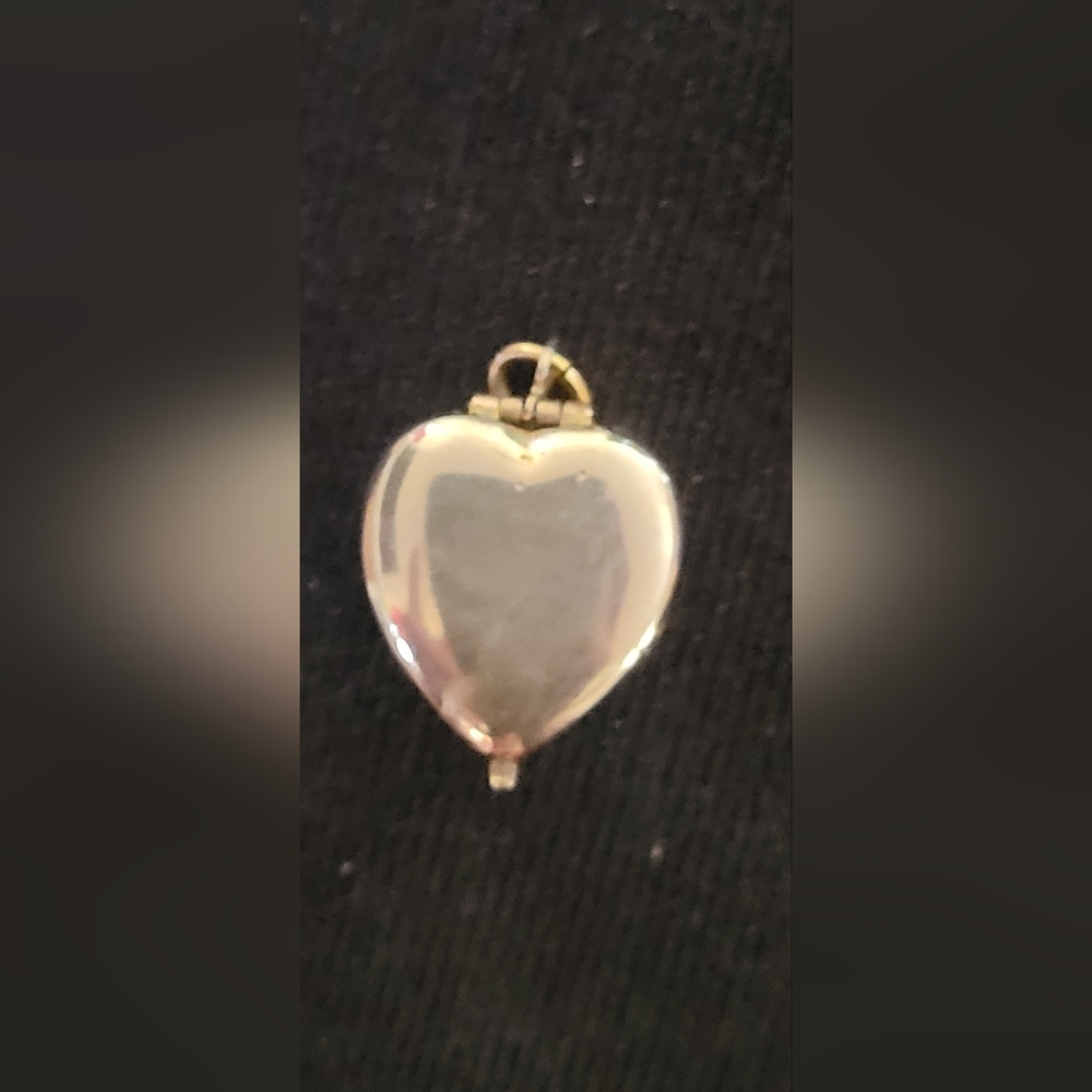 Red Rhinestone Heart Locket - Picture 12 of 12